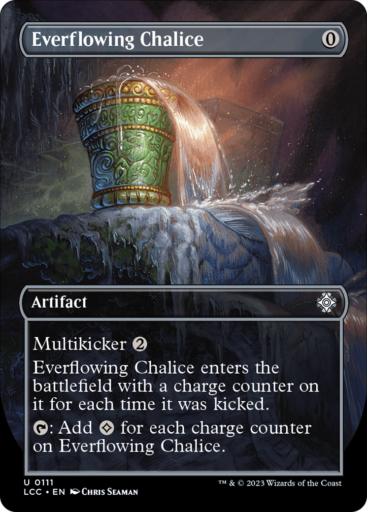 Everflowing Chalice (Borderless) [The Lost Caverns of Ixalan Commander] | PLUS EV GAMES 