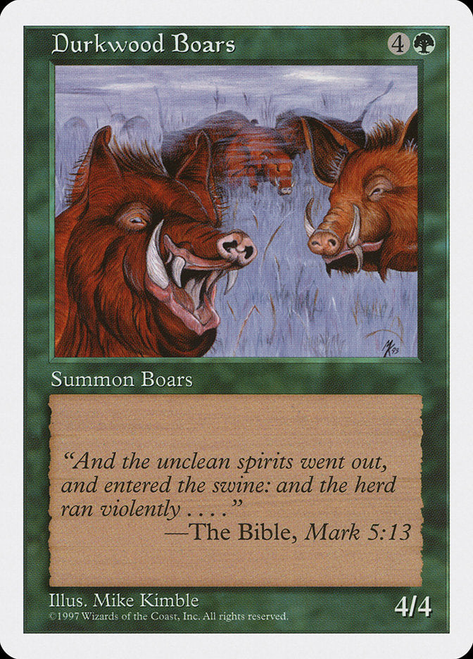 Durkwood Boars [Fifth Edition] | PLUS EV GAMES 