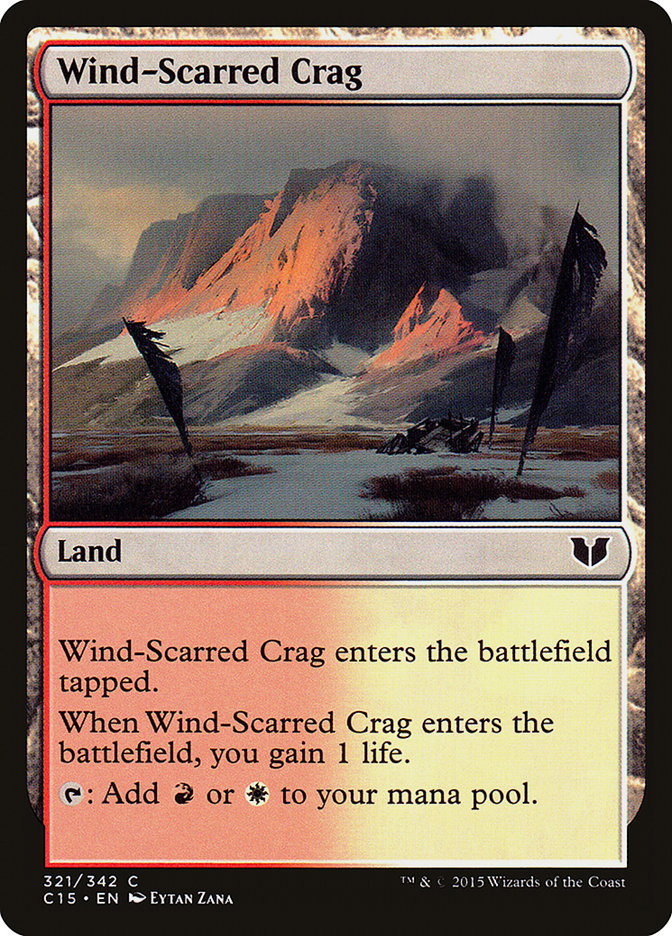 Wind-Scarred Crag [Commander 2015] | PLUS EV GAMES 