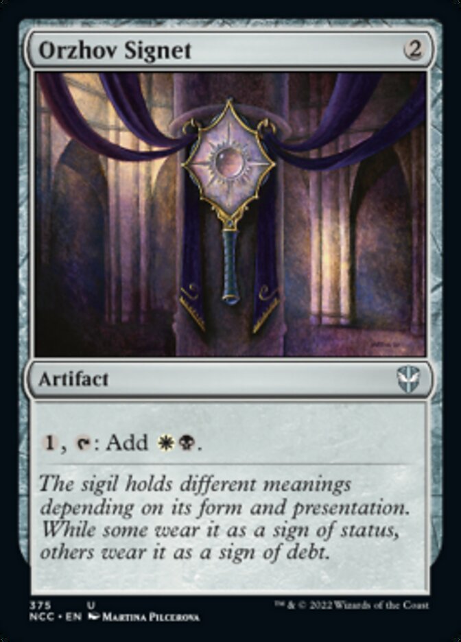 Orzhov Signet [Streets of New Capenna Commander] | PLUS EV GAMES 