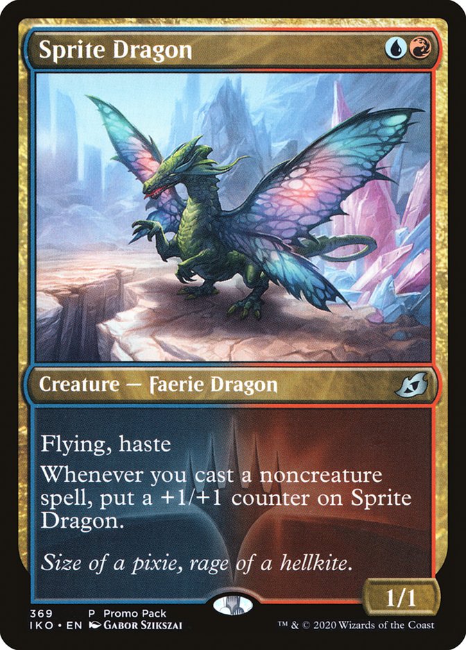 Sprite Dragon (Promo Pack) [Ikoria: Lair of Behemoths Promos] | PLUS EV GAMES 