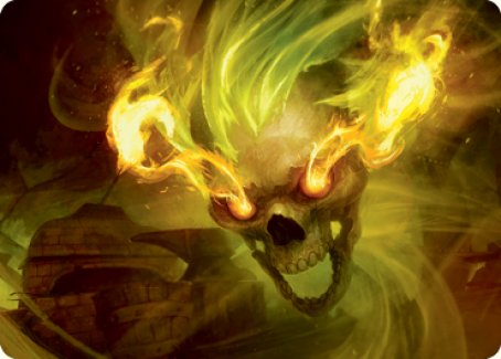 Flameskull Art Card [Dungeons & Dragons: Adventures in the Forgotten Realms Art Series] | PLUS EV GAMES 