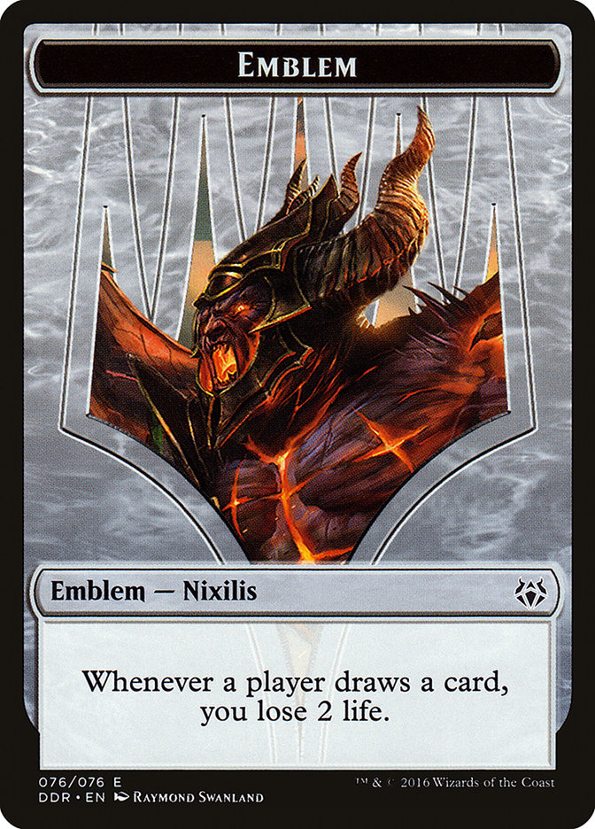 Ob Nixilis Reignited Emblem [Duel Decks: Nissa vs. Ob Nixilis] | PLUS EV GAMES 