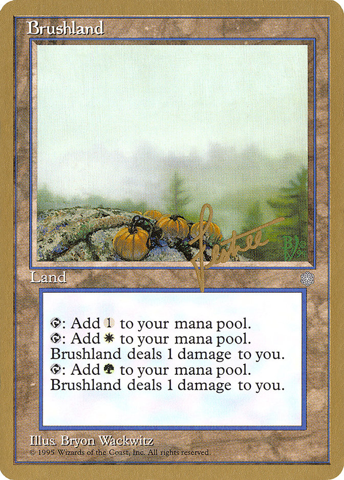 Brushland (Bertrand Lestree) [Pro Tour Collector Set] | PLUS EV GAMES 