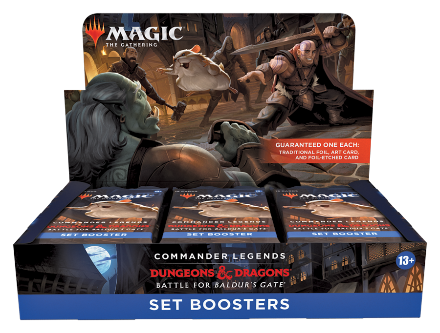 Commander Legends: Battle for Baldur's Gate - Set Booster Display | PLUS EV GAMES 