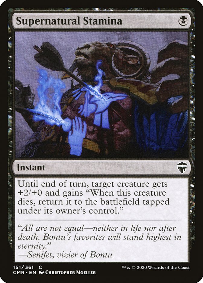 Supernatural Stamina [Commander Legends] | PLUS EV GAMES 