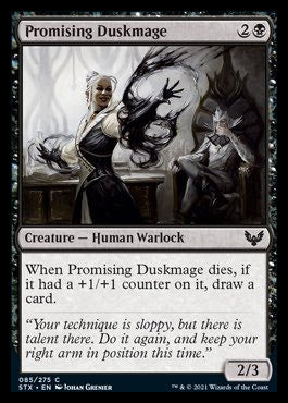 Promising Duskmage [Strixhaven: School of Mages] | PLUS EV GAMES 