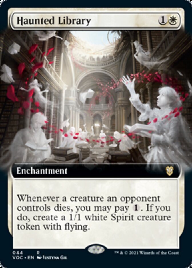 Haunted Library (Extended) [Innistrad: Crimson Vow Commander] | PLUS EV GAMES 