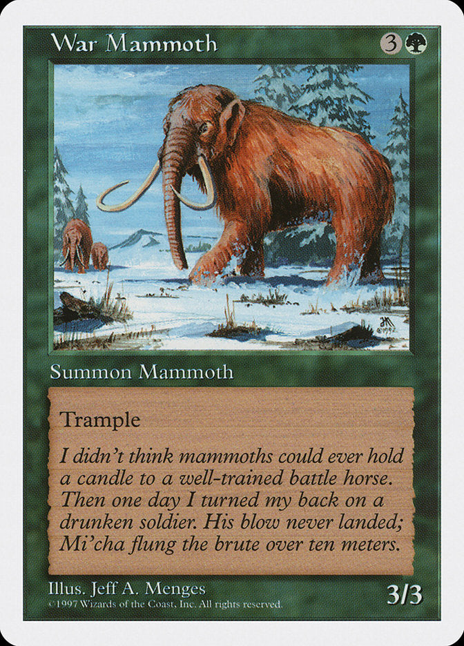 War Mammoth [Fifth Edition] | PLUS EV GAMES 