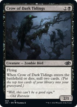 Crow of Dark Tidings [Jumpstart 2022] | PLUS EV GAMES 