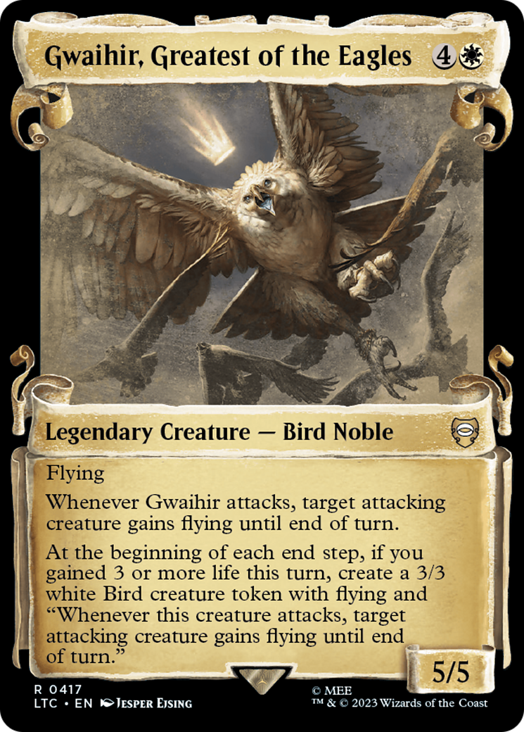 Gwaihir, Greatest of the Eagles [The Lord of the Rings: Tales of Middle-Earth Commander Showcase Scrolls] | PLUS EV GAMES 