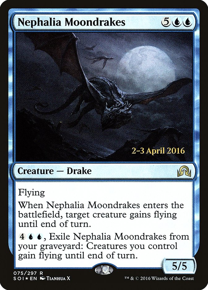 Nephalia Moondrakes [Shadows over Innistrad Prerelease Promos] | PLUS EV GAMES 