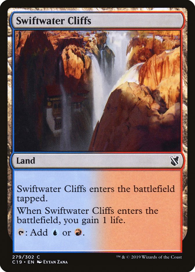 Swiftwater Cliffs [Commander 2019] | PLUS EV GAMES 