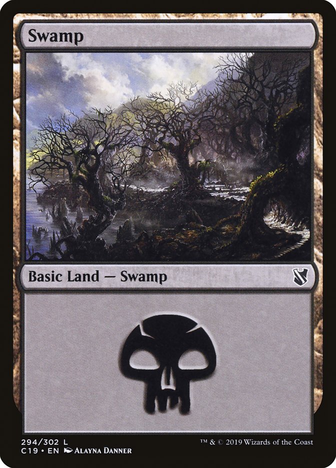 Swamp (294) [Commander 2019] | PLUS EV GAMES 