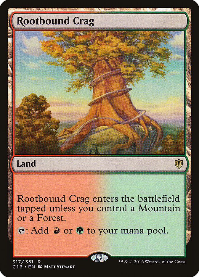 Rootbound Crag [Commander 2016] | PLUS EV GAMES 