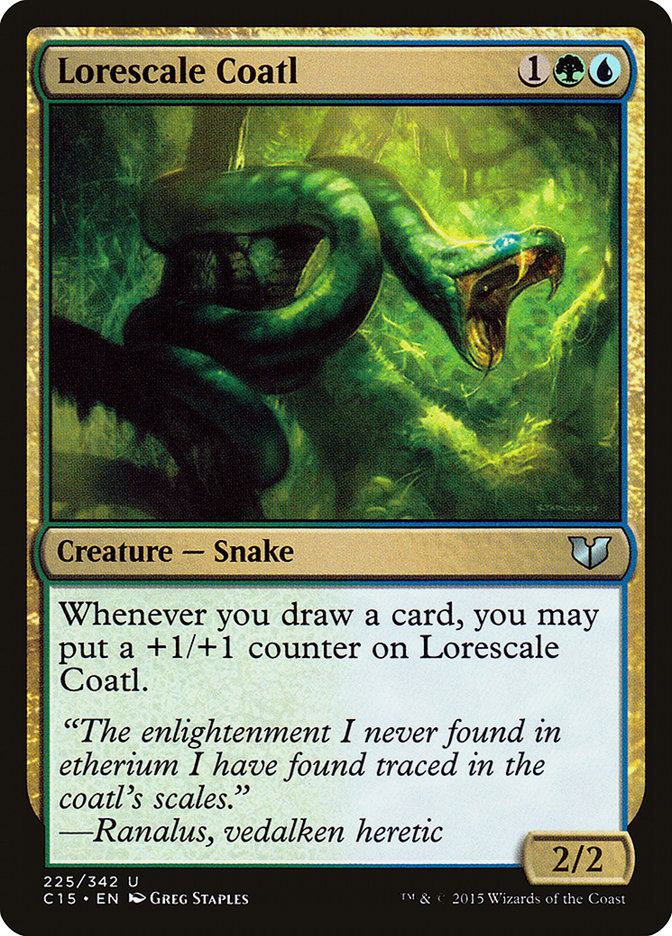 Lorescale Coatl [Commander 2015] | PLUS EV GAMES 