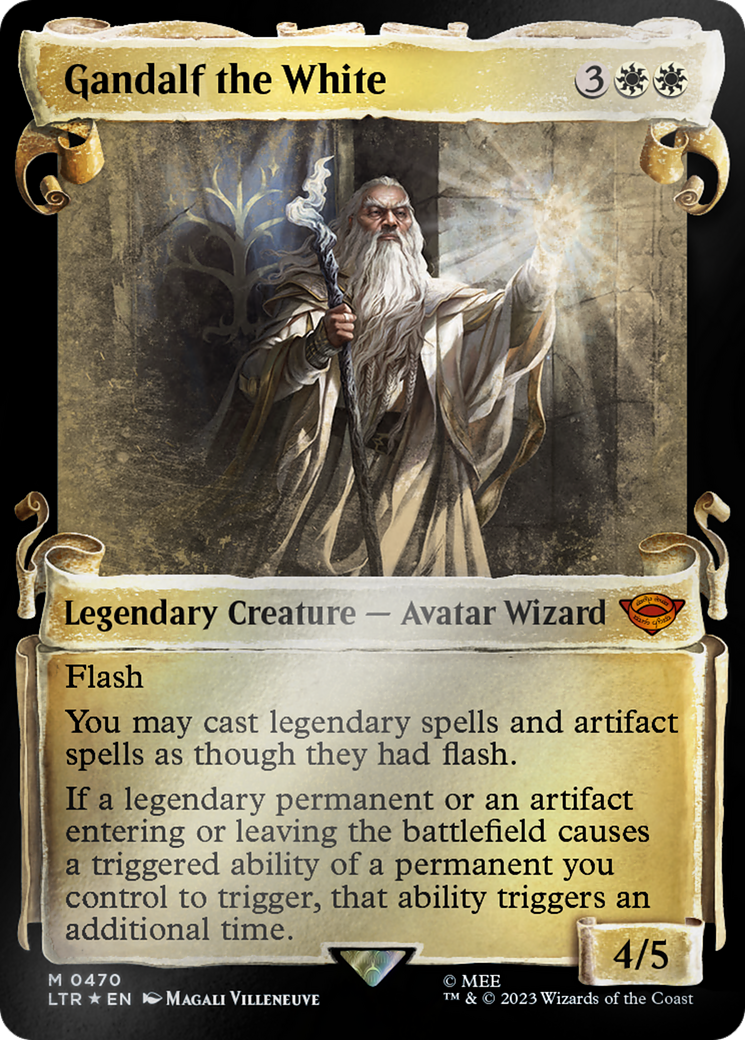 Gandalf the White [The Lord of the Rings: Tales of Middle-Earth Showcase Scrolls] | PLUS EV GAMES 