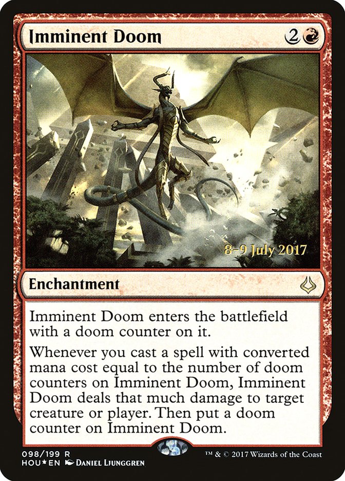 Imminent Doom  [Hour of Devastation Prerelease Promos] | PLUS EV GAMES 