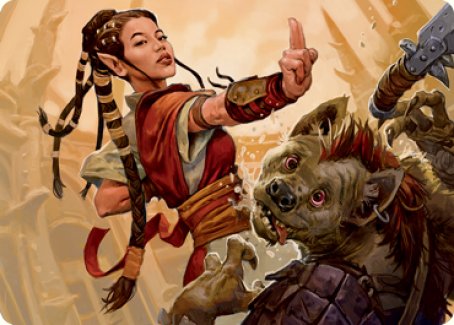 Half-Elf Monk Art Card [Dungeons & Dragons: Adventures in the Forgotten Realms Art Series] | PLUS EV GAMES 