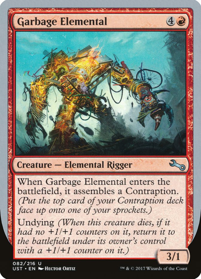 Garbage Elemental (3/1 Creature) [Unstable] | PLUS EV GAMES 