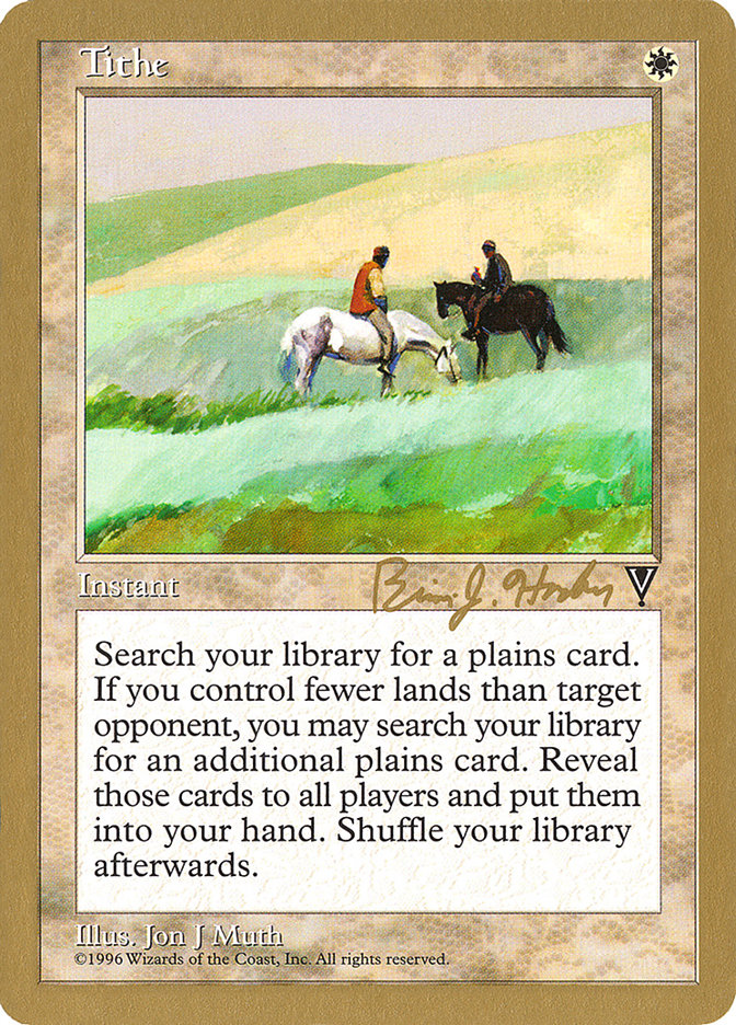 Tithe (Brian Hacker) [World Championship Decks 1998] | PLUS EV GAMES 
