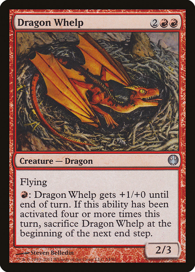 Dragon Whelp [Duel Decks: Knights vs. Dragons] | PLUS EV GAMES 