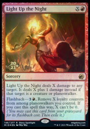 Light Up the Night [Innistrad: Midnight Hunt Prerelease Promos] | PLUS EV GAMES 