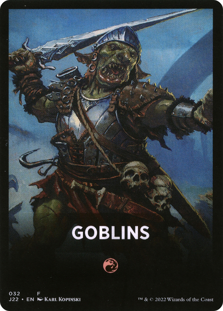 Goblins Theme Card [Jumpstart 2022 Front Cards] | PLUS EV GAMES 