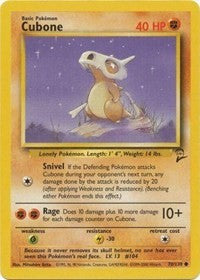 Cubone (70) [Base Set 2] | PLUS EV GAMES 