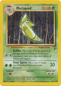 Metapod (81) [Base Set 2] | PLUS EV GAMES 