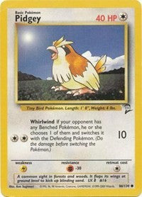 Pidgey (86) [Base Set 2] | PLUS EV GAMES 