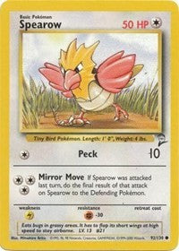 Spearow (92) [Base Set 2] | PLUS EV GAMES 