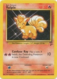Vulpix (99) [Base Set 2]