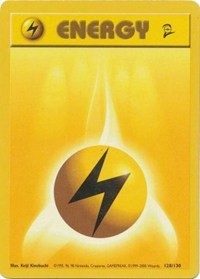 Lightning Energy (128) [Base Set 2] | PLUS EV GAMES 