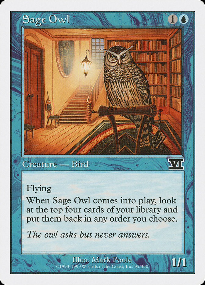 Sage Owl [Classic Sixth Edition] | PLUS EV GAMES 