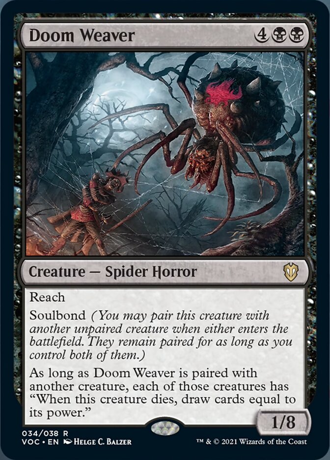 Doom Weaver [Innistrad: Crimson Vow Commander] | PLUS EV GAMES 