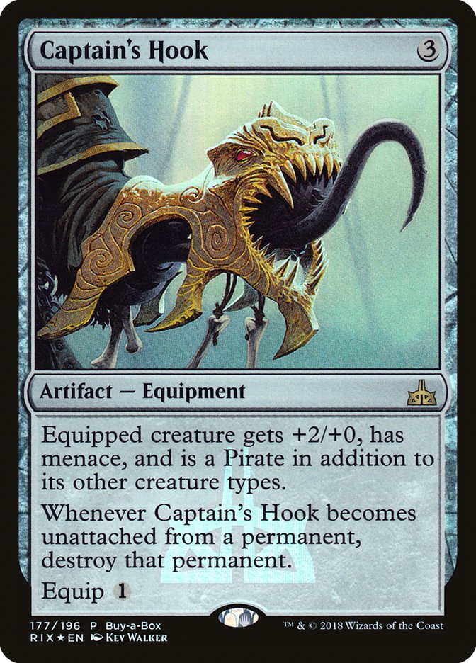 Captain's Hook (Buy-A-Box) [Rivals of Ixalan Promos] | PLUS EV GAMES 