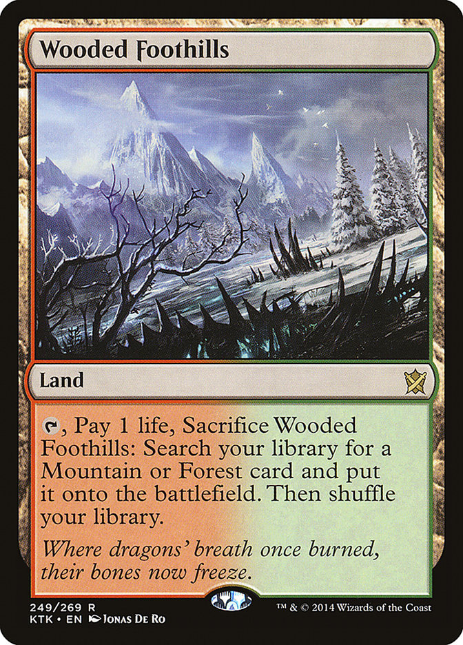 Wooded Foothills [Khans of Tarkir] | PLUS EV GAMES 