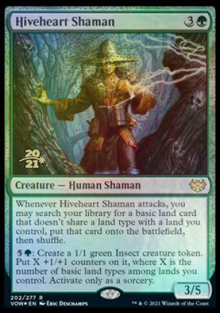 Hiveheart Shaman [Innistrad: Crimson Vow Prerelease Promos] | PLUS EV GAMES 