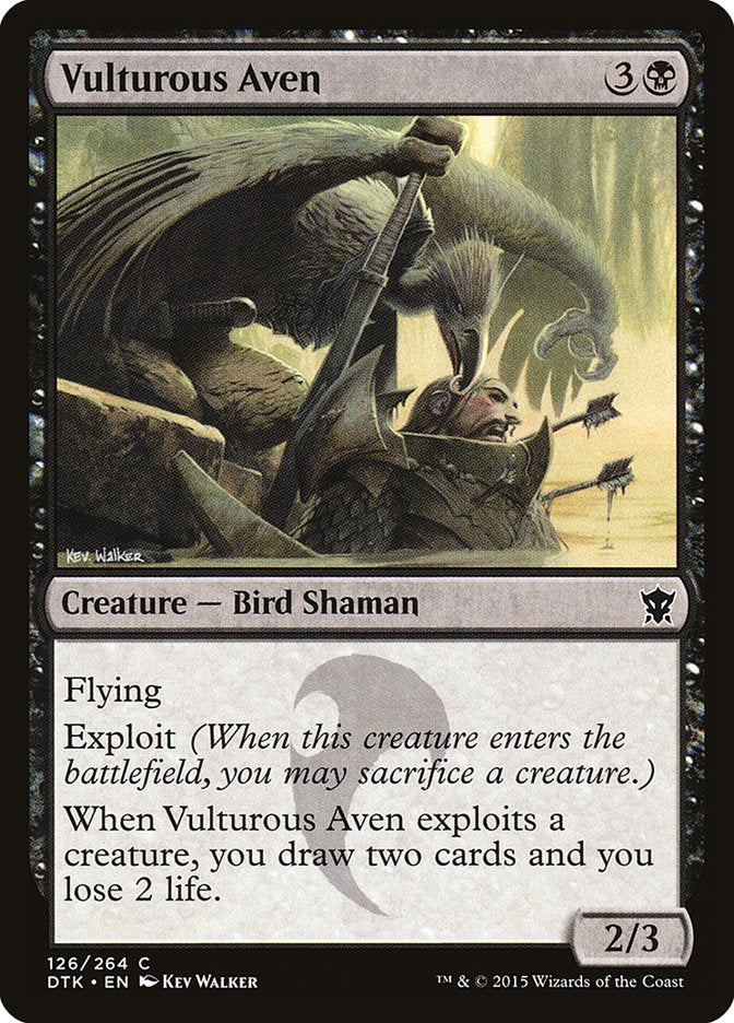 Vulturous Aven [Dragons of Tarkir] | PLUS EV GAMES 