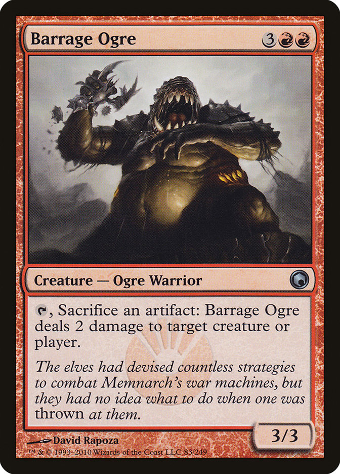 Barrage Ogre [Scars of Mirrodin] | PLUS EV GAMES 