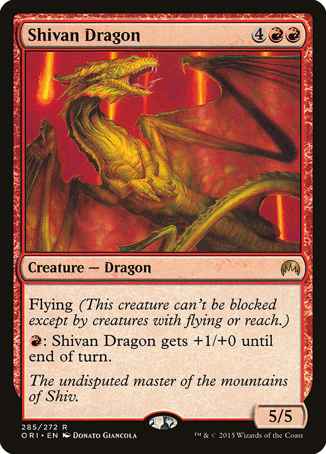 Shivan Dragon [Magic Origins] | PLUS EV GAMES 