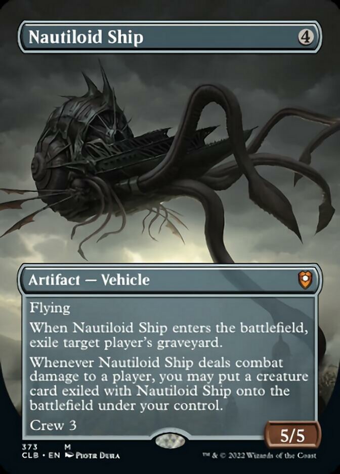 Nautiloid Ship (Borderless Alternate Art) [Commander Legends: Battle for Baldur's Gate] | PLUS EV GAMES 