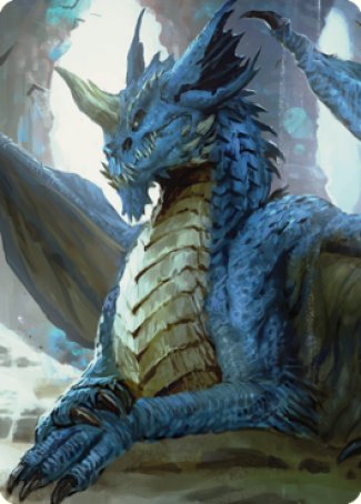 Young Blue Dragon Art Card [Commander Legends: Battle for Baldur's Gate Art Series] | PLUS EV GAMES 