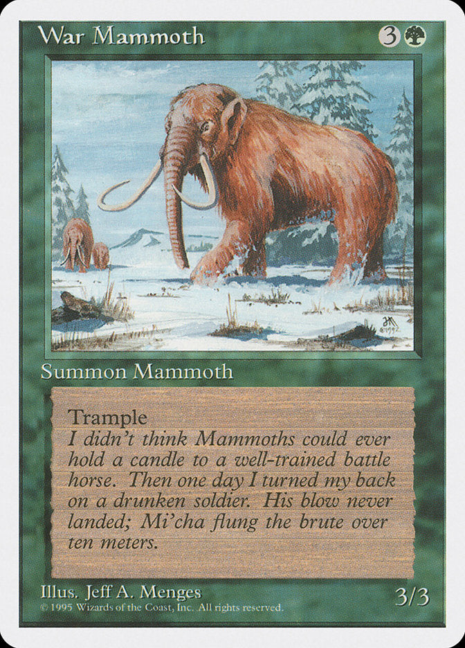 War Mammoth [Fourth Edition] | PLUS EV GAMES 