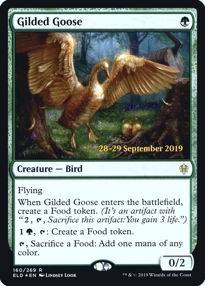 Gilded Goose  [Throne of Eldraine Prerelease Promos] | PLUS EV GAMES 