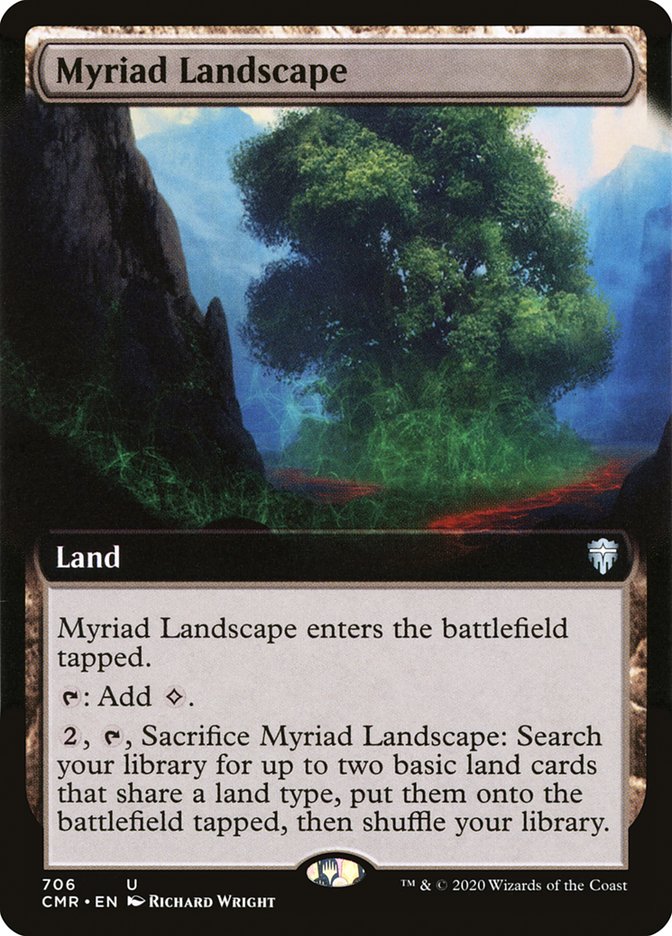 Myriad Landscape (Extended) [Commander Legends Extended] | PLUS EV GAMES 