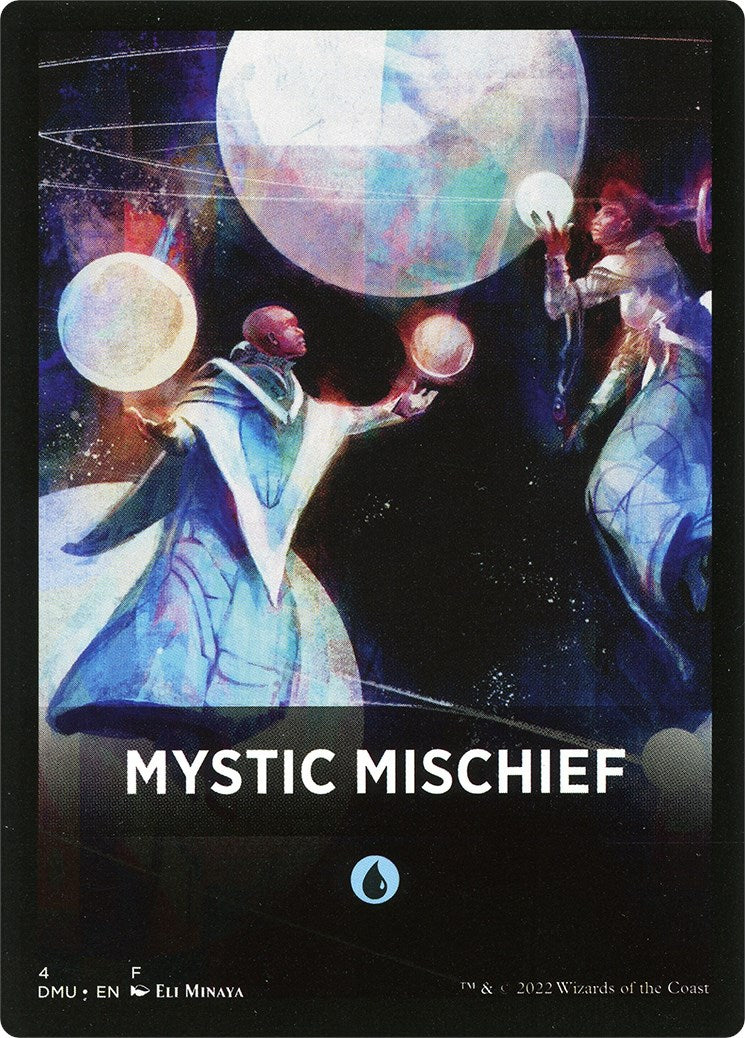 Mystic Mischief Theme Card [Dominaria United Tokens] | PLUS EV GAMES 