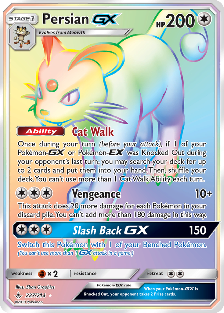 Persian GX (227/214) [Sun & Moon: Unbroken Bonds] | PLUS EV GAMES 