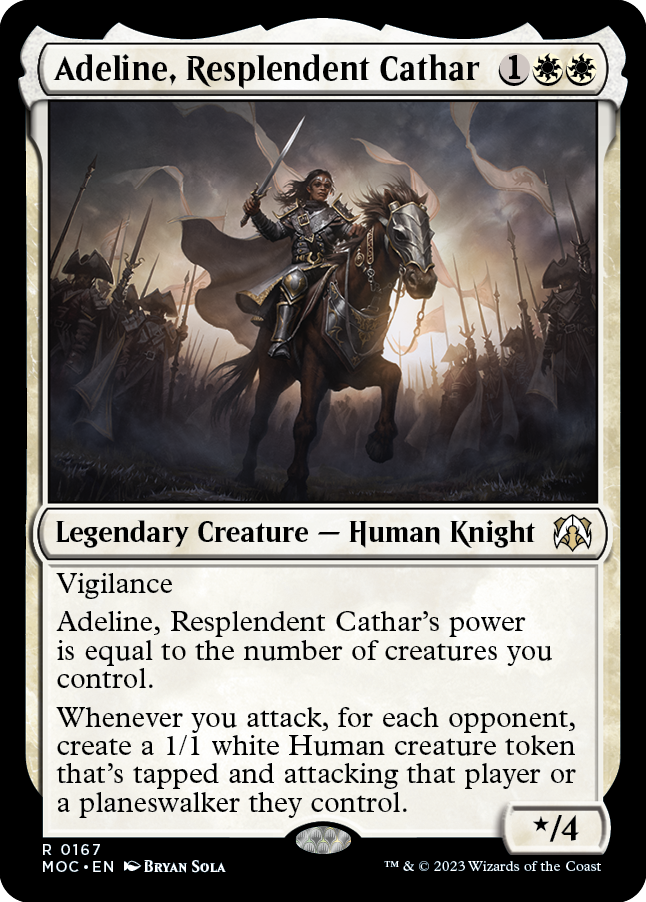 Adeline, Resplendent Cathar [March of the Machine Commander] | PLUS EV GAMES 